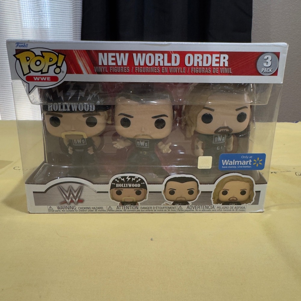 Funko Pop WWE New World Order nWo 3-Pack Hulk Hogan Scott Hall Kevin Nash WM